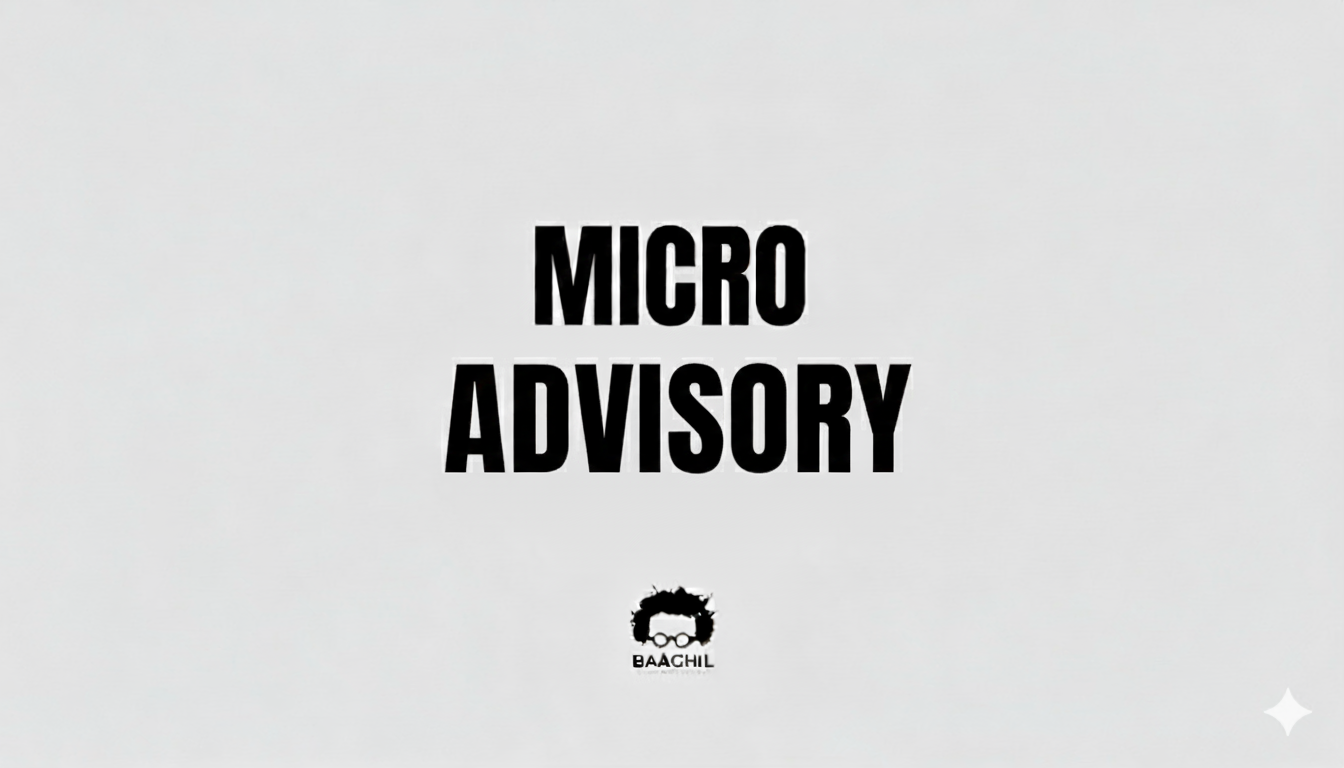 Micro Advisory 90 days